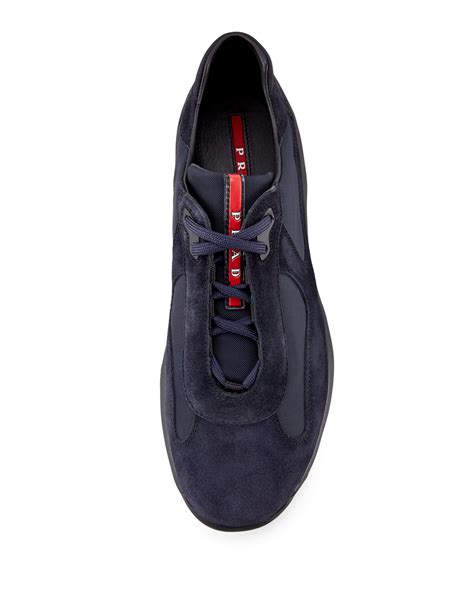 prada american cup grey suede|prada america's cup suede.